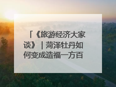 《旅游经济大家谈》｜菏泽牡丹如何变成造福一方百姓的“产业之花”“富民之花”？