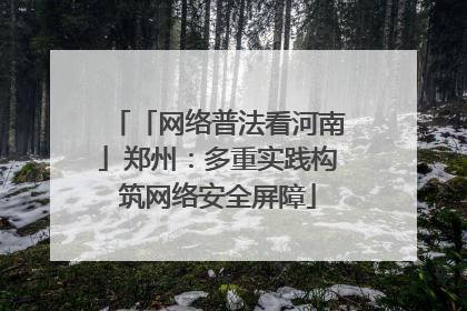 「网络普法看河南」郑州：多重实践构筑网络安全屏障