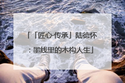 「匠心·传承」陆德怀：墨线里的木构人生