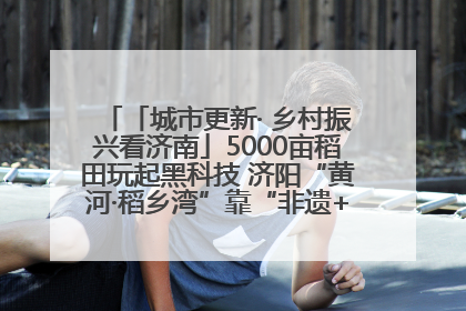 「城市更新· 乡村振兴看济南」5000亩稻田玩起黑科技 济阳“黄河·稻乡湾”靠“非遗+露营”火出圈