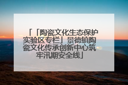 「陶瓷文化生态保护实验区专栏」景德镇陶瓷文化传承创新中心筑牢汛期安全线