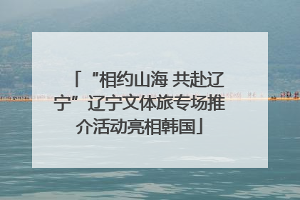 “相约山海 共赴辽宁”辽宁文体旅专场推介活动亮相韩国