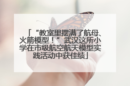 “教室里摆满了航母、火箭模型！”武汉这所小学在市级航空航天模型实践活动中获佳绩