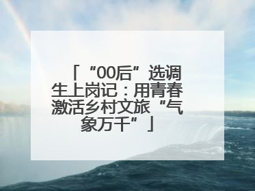 “00后”选调生上岗记：用青春激活乡村文旅“气象万千”