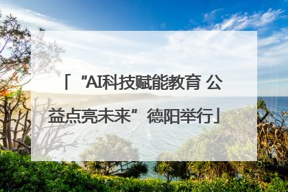“AI科技赋能教育 公益点亮未来”德阳举行