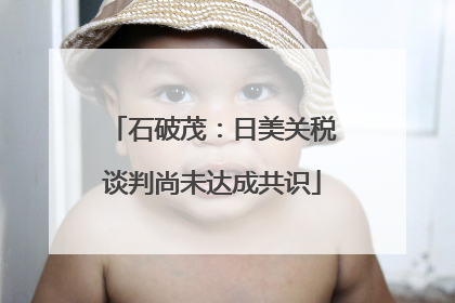 石破茂：日美关税谈判尚未达成共识