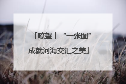 瞭望丨“一张图”成就河海交汇之美