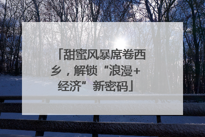 甜蜜风暴席卷西乡，解锁“浪漫+经济”新密码