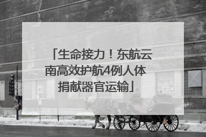 生命接力！东航云南高效护航4例人体捐献器官运输
