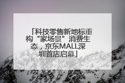 科技零售新地标重构“家场景”消费生态，京东MALL深圳首店启幕
