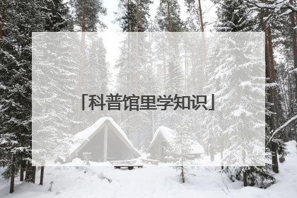 科普馆里学知识