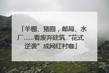羊棚、猪圈，邮局、水厂……看废弃建筑“花式逆袭”成网红村咖