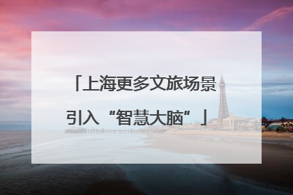 上海更多文旅场景引入“智慧大脑”