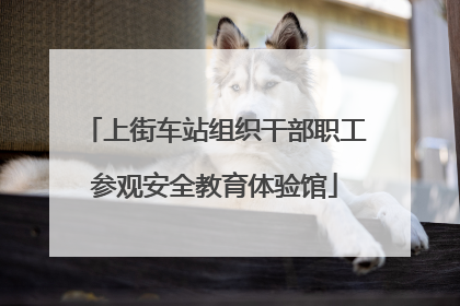 上街车站组织干部职工参观安全教育体验馆