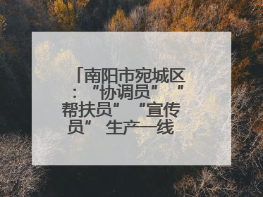南阳市宛城区：“协调员”“帮扶员”“宣传员” 生产一线助力抢收抢种