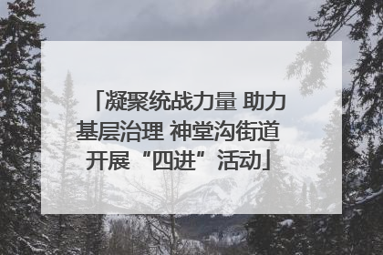 凝聚统战力量 助力基层治理 神堂沟街道开展“四进”活动