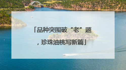 品种突围破“老”题，珍珠油桃写新篇
