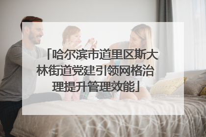 哈尔滨市道里区斯大林街道党建引领网格治理提升管理效能
