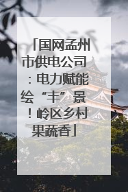 国网孟州市供电公司：电力赋能绘“丰”景！岭区乡村果蔬香