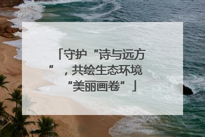 守护“诗与远方”，共绘生态环境“美丽画卷”