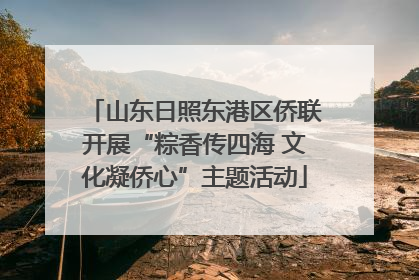 山东日照东港区侨联开展“粽香传四海 文化凝侨心”主题活动