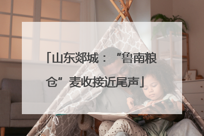 山东郯城：“鲁南粮仓”麦收接近尾声