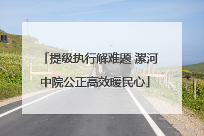 提级执行解难题 漯河中院公正高效暖民心