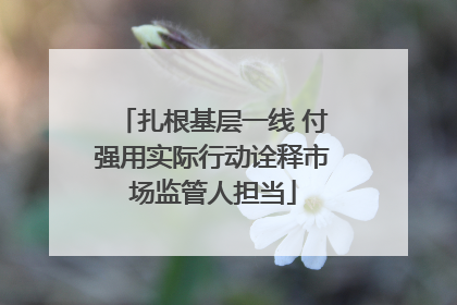 扎根基层一线 付强用实际行动诠释市场监管人担当