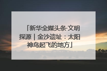 新华全媒头条·文明探源｜金沙遗址：太阳神鸟起飞的地方
