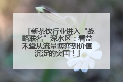 新茶饮行业进入“战略联名”深水区：看益禾堂从流量博弈到价值沉淀的突围！