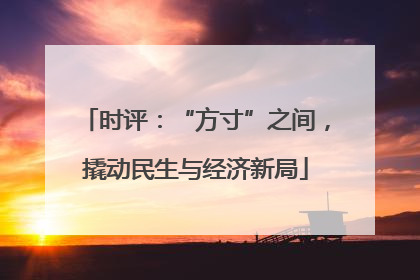 时评：“方寸”之间，撬动民生与经济新局