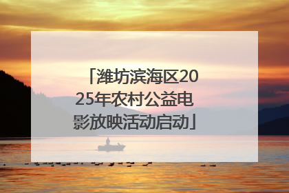 潍坊滨海区2025年农村公益电影放映活动启动