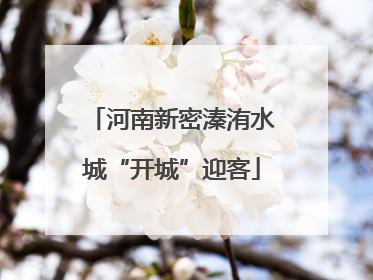 河南新密溱洧水城“开城”迎客