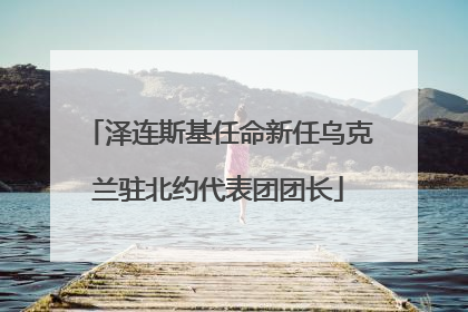 泽连斯基任命新任乌克兰驻北约代表团团长