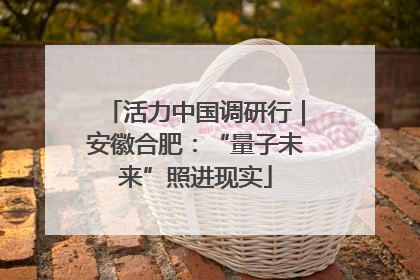 活力中国调研行｜安徽合肥：“量子未来”照进现实