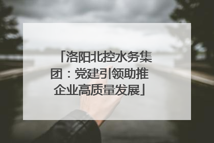 洛阳北控水务集团：党建引领助推企业高质量发展