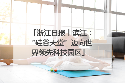 浙江日报丨滨江：“硅谷天堂”迈向世界领先科技园区