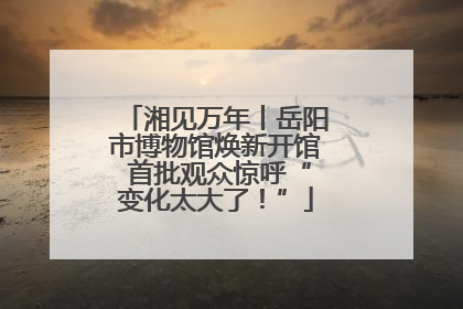湘见万年丨岳阳市博物馆焕新开馆 首批观众惊呼“变化太大了！”