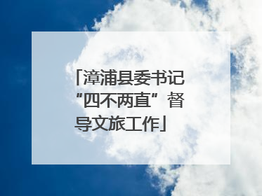漳浦县委书记“四不两直”督导文旅工作