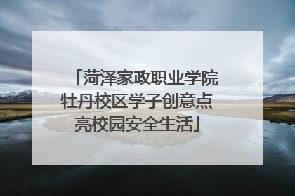 菏泽家政职业学院牡丹校区学子创意点亮校园安全生活