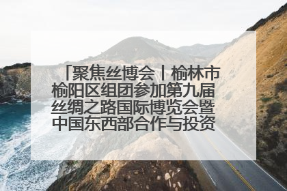 聚焦丝博会丨榆林市榆阳区组团参加第九届丝绸之路国际博览会暨中国东西部合作与投资贸易洽谈会