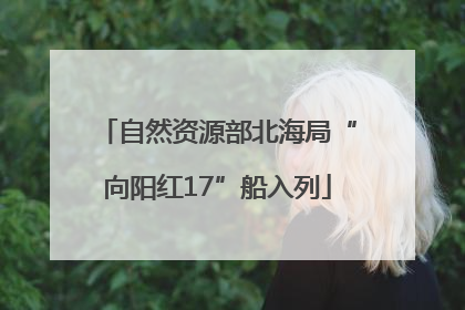 自然资源部北海局“向阳红17”船入列