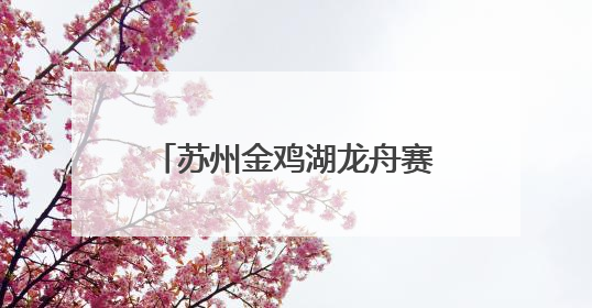 苏州金鸡湖龙舟赛热烈开场：小学生队伍首次参赛，上海龙获国际组冠亚军