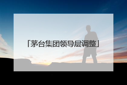 茅台集团领导层调整