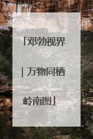 邓勃视界｜万物同栖岭南图