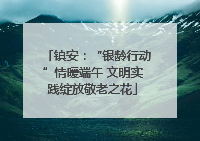 镇安：“银龄行动”情暖端午 文明实践绽放敬老之花