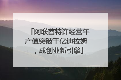 阿联酋特许经营年产值突破千亿迪拉姆，成创业新引擎
