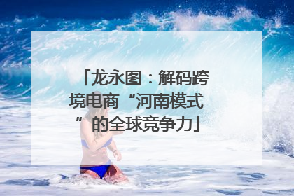 龙永图：解码跨境电商“河南模式”的全球竞争力