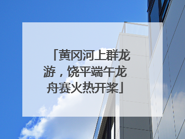 黄冈河上群龙游，饶平端午龙舟赛火热开桨