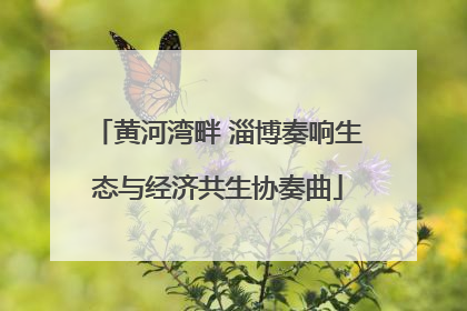 黄河湾畔 淄博奏响生态与经济共生协奏曲